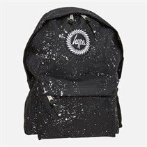 Hype Kids Splatter School Backpack Black/White