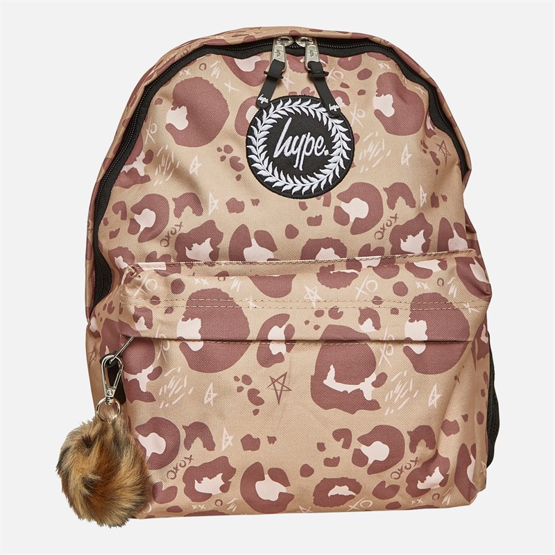 Hype Girls Leopard Backpack Multi Coloured - Size OS