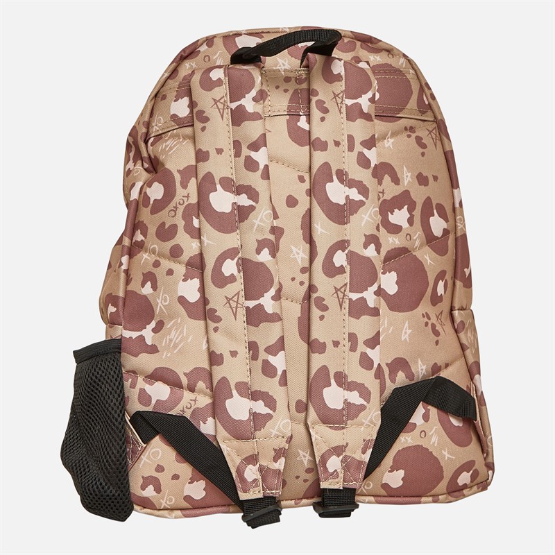 Hype Girls Leopard Backpack Multi Coloured