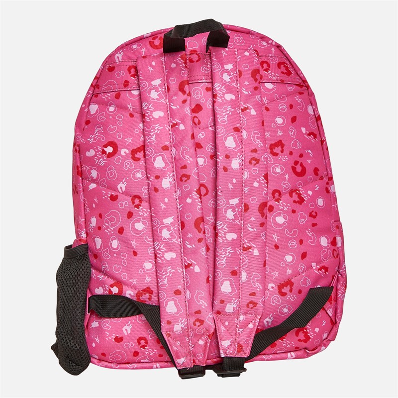 Hype Girls Leopard Backpack Pink