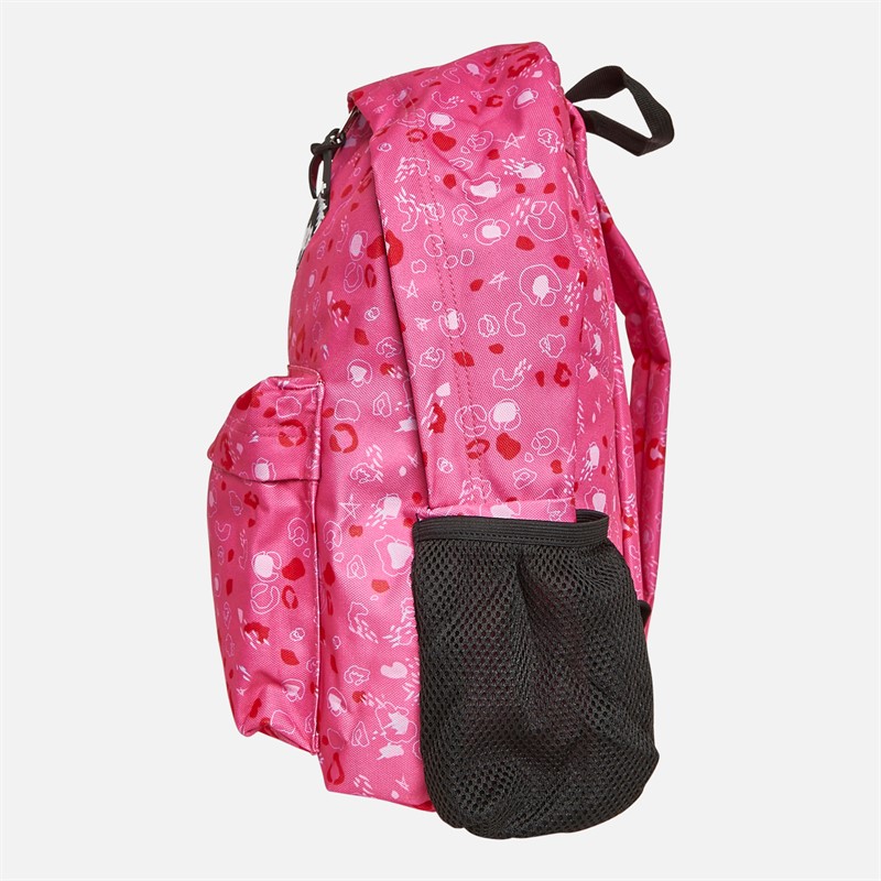Hype Girls Leopard Backpack Pink