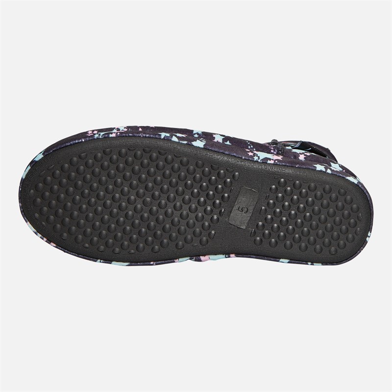 Hype Junior Girls Ristio Bootee Slippers Black