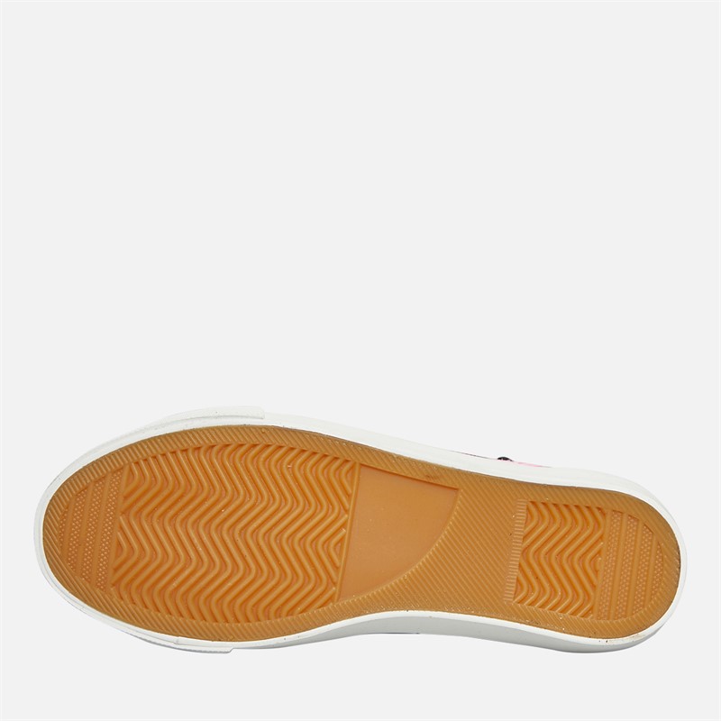 Hype Junior Ovabo Hi Top Trainers Black/Pink/Multi