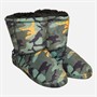 Hype Junior Boys Tumba Bootee Slippers Khaki Camo