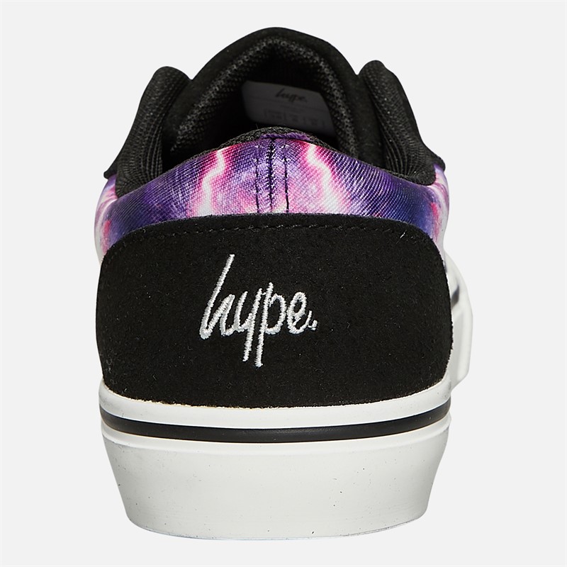 Hype Kids Lotori Trainers Black/Galaxy Print