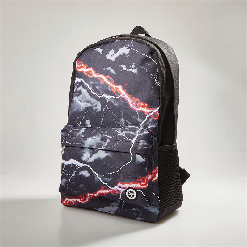 Hype Boys Smokey Storm Crest Backpack Black - Size OS
