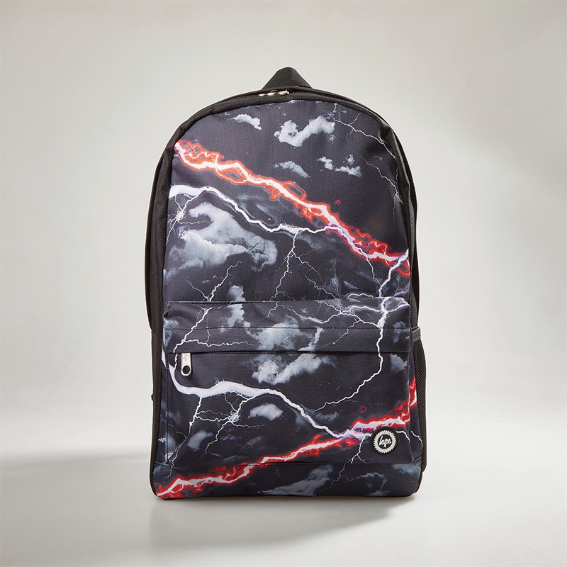 Hype Kids Smokey Storm Crest Backpack Black