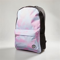 Hype Girls Splodge Tie Dye Crest Backpack Blue/Lilac
