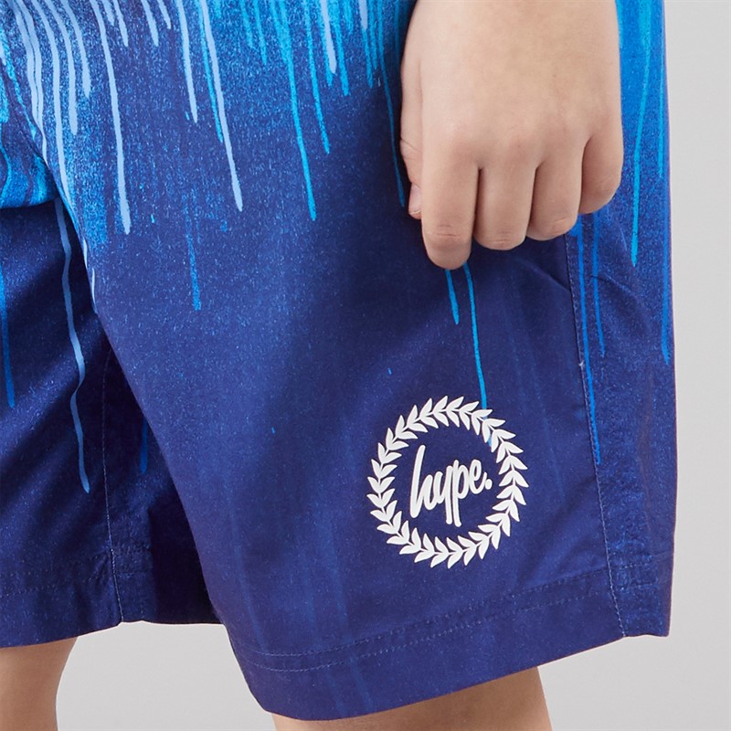 Hype Boys Drip Spray Swim Shorts AOP Sub Print