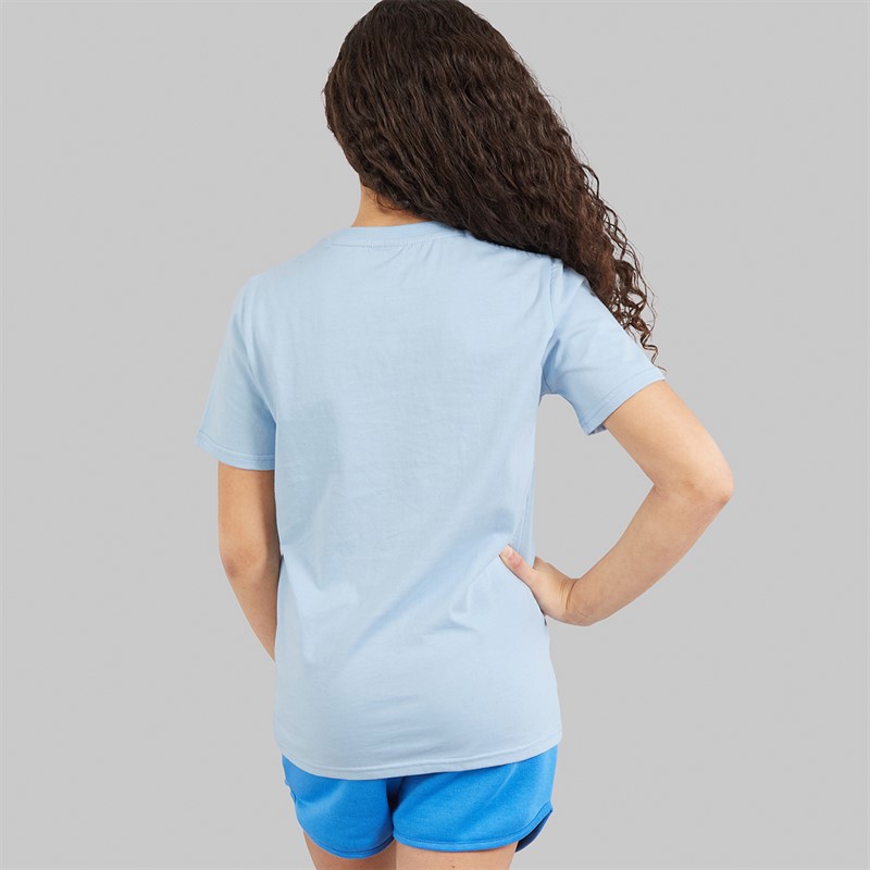 Hype Girls Sendra T-Shirt And Shorts Set Ice Blue/Cornflower Blue