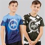 Hype Boys Emyr Two Pack T-Shirts Aop Sub Print