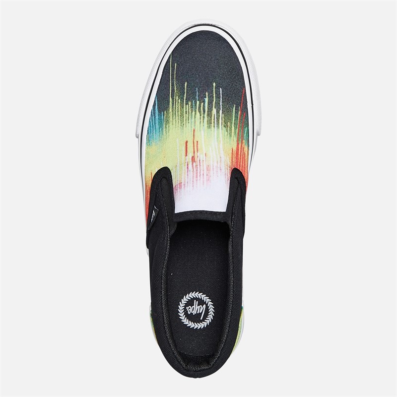 Hype Boys Paxema Slip-On Trainers Black Multi