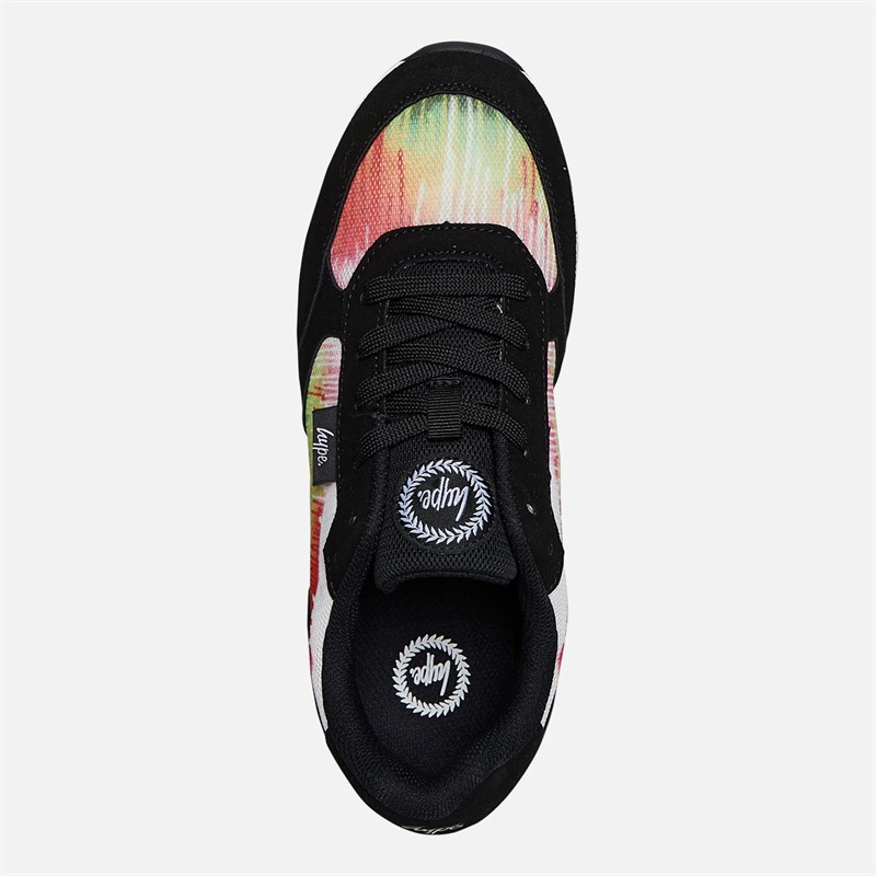 Hype Junior Boys Reasso Trainers Black Multi