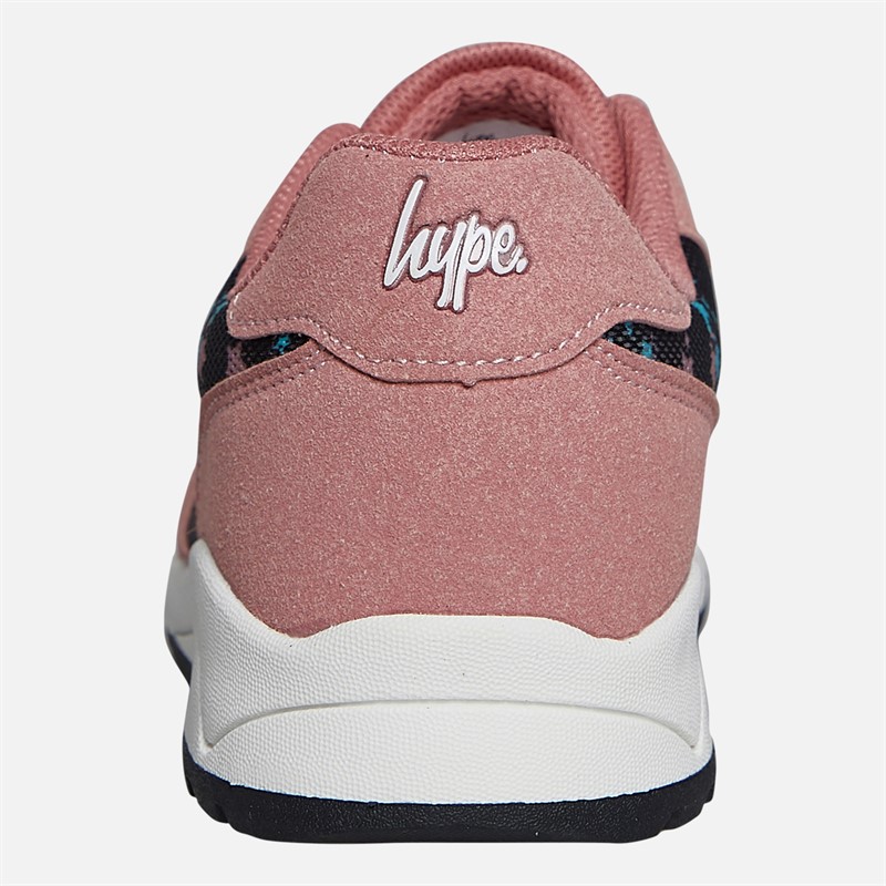 Hype Junior Girls Novano Trainers Pink Multi