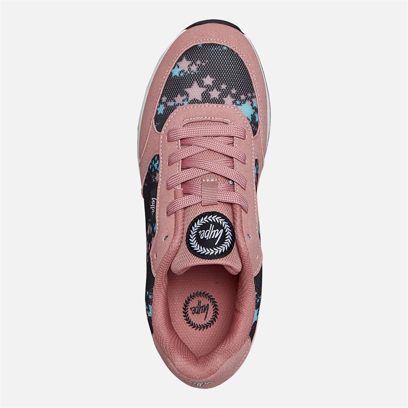 Hype Junior Girls Novano Trainers Pink Multi