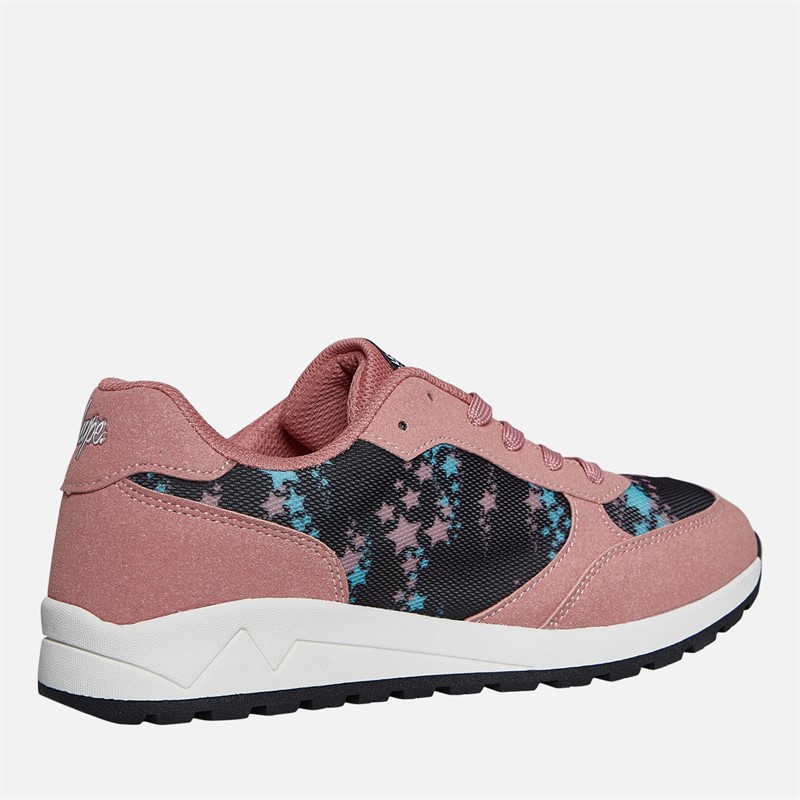 Hype Junior Girls Novano Trainers Pink Multi