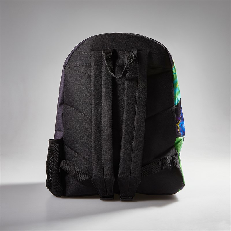 Hype Kids Marble Ink Mini Crest Backpack Black