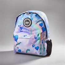 Hype Girls Holo Rainbow Dolphins Iconic Colour Backpack Multi