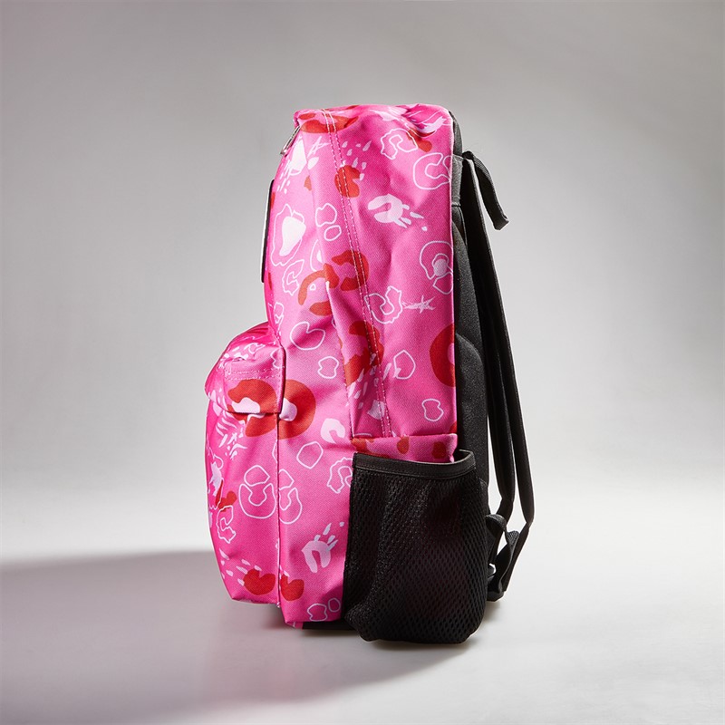 Hype Girls Leopard Backpack Pink