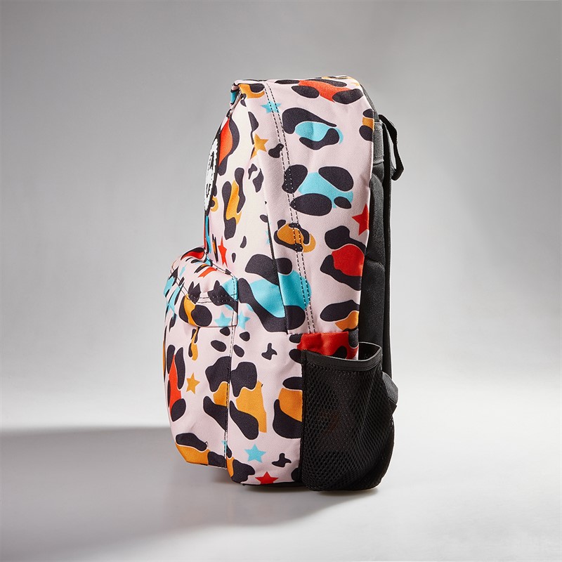 Hype Girls Iconic Star Leopard Backpack Peach