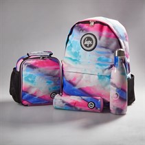 Hype Girls Cloud Hues Backpack Lunch Bag Steel Bottle And Pencil Case Bundle Multi