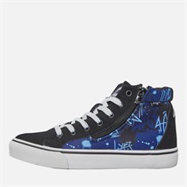 Hype Junior Boys Hylan High Top Trainers Multi