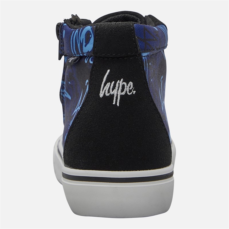 Hype Junior Boys Hylan High Top Trainers Multi