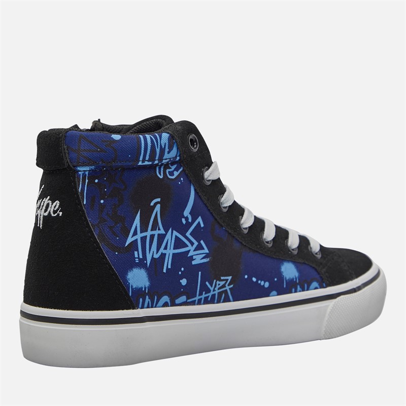 Hype Junior Boys Hylan High Top Trainers Multi