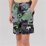 Hype Boys Neon Camo Swim Shorts Green
