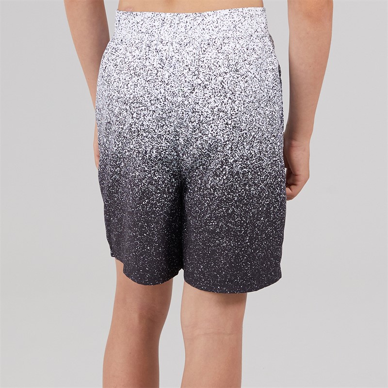 Hype Boys Speckle Swim Shorts White/Black