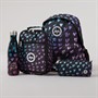 Hype Girls Scribble Hearts Backpack Lunch Bag Steel Bottle And Pencil Case Bundle Black