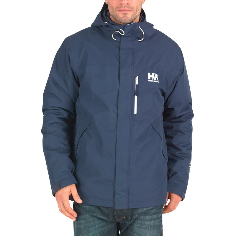 Buy Helly Hansen Mens Helsinki Helly Tech 3in1 Jacket Evening Blue/White