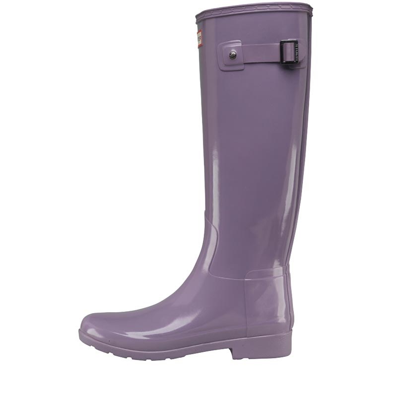 Buy Hunter Original Womens Refined Gloss Wellington Boots Thundercloud