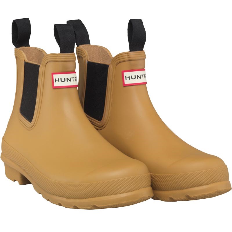 mustard hunter boots
