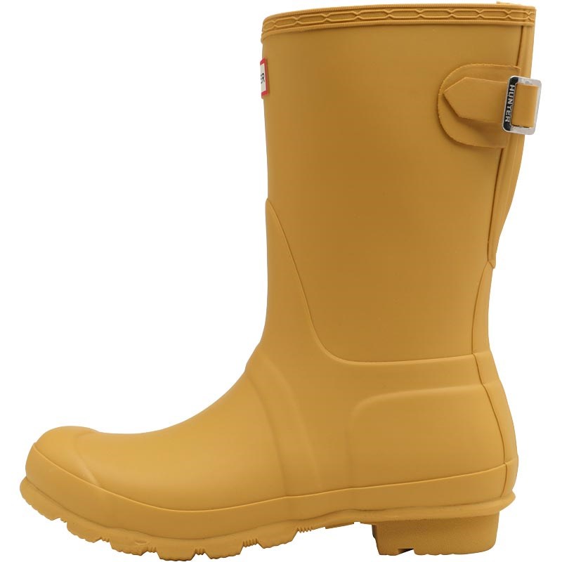 mustard hunter boots