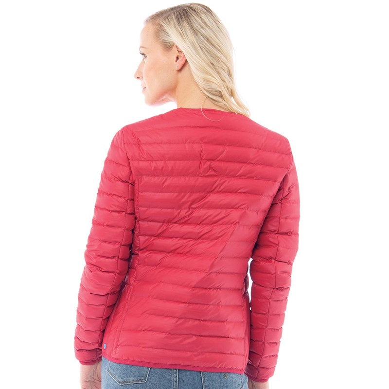 Buy Hunter Original Womens Ribbed Midlayer Jacket Military Red
