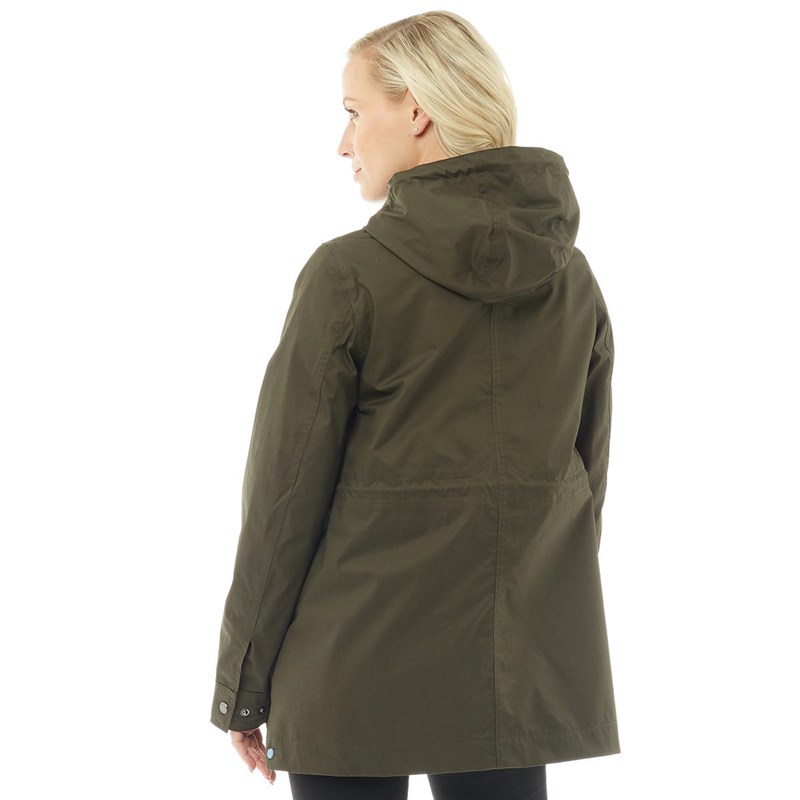 Buy Hunter Original Womens Cotton Smock Jacket Dark Olive