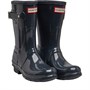 Hunter Damer Original Short Gloss Gummistøvler Mørk Grå