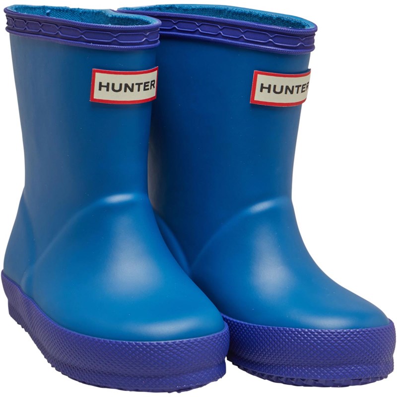 electric blue hunter boots