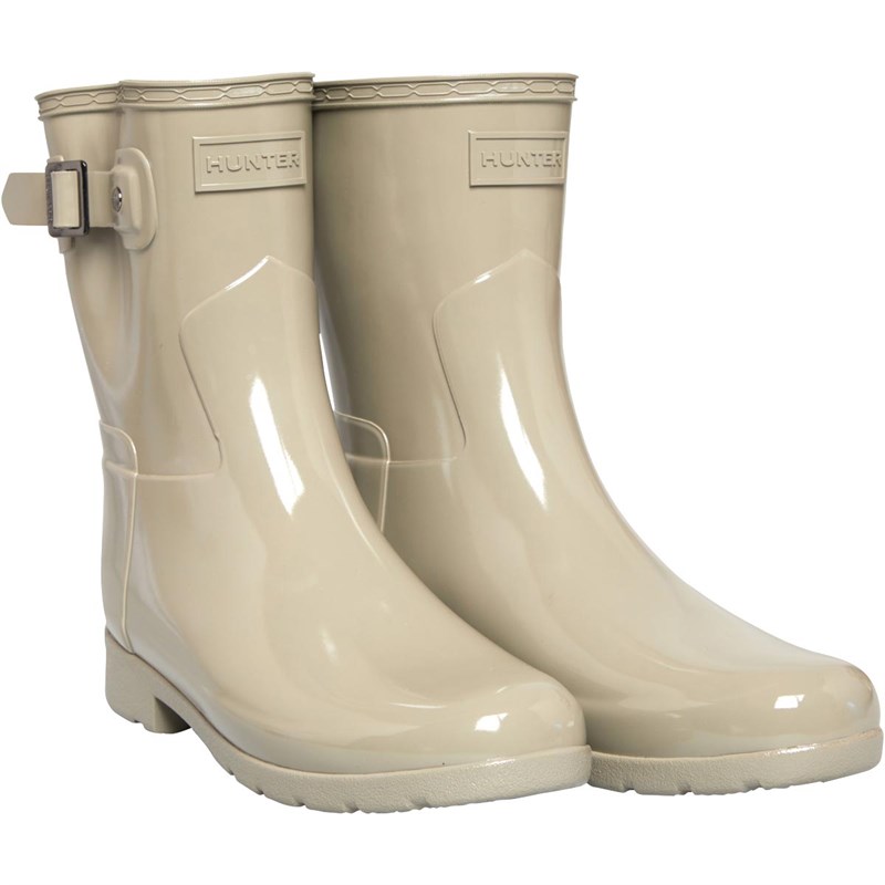 hunter grey gloss boots