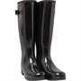 Hunter Womens Original Refined Wide Fit Tall Wellington Boots Black