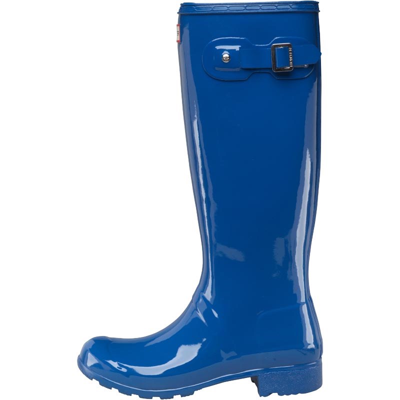 cobalt blue hunter boots