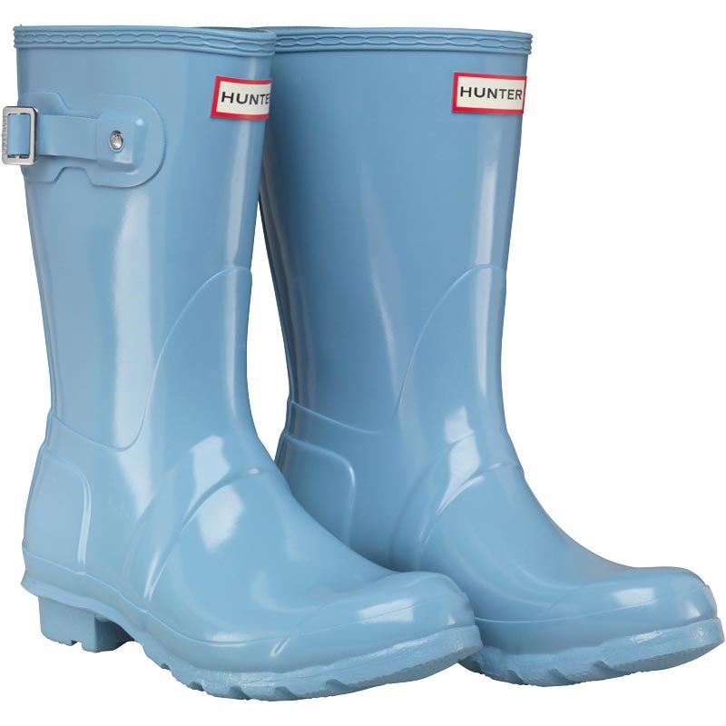 pale blue hunter boots
