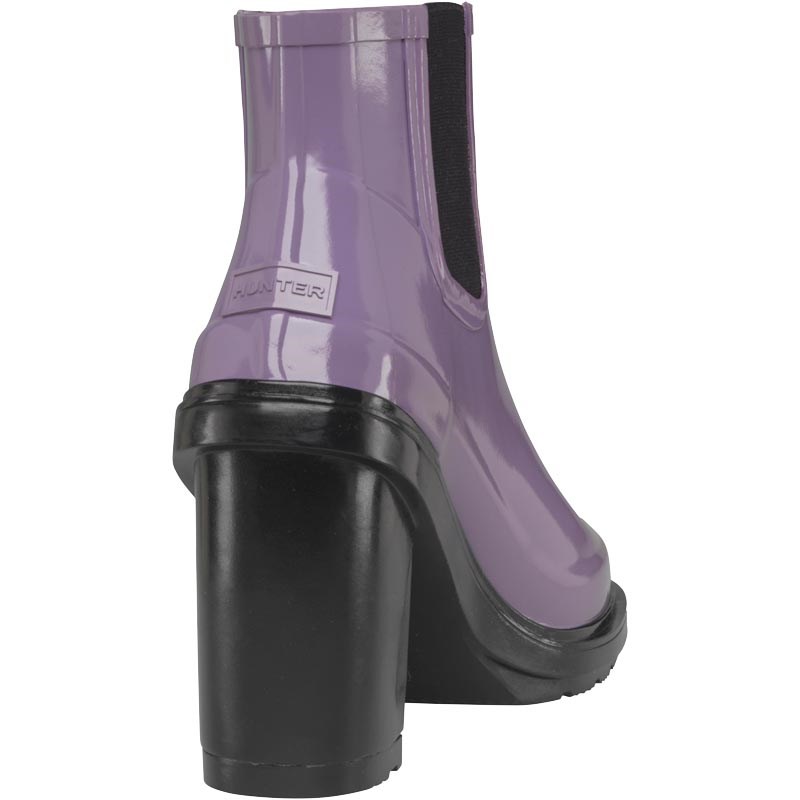 hunter high heel chelsea boots