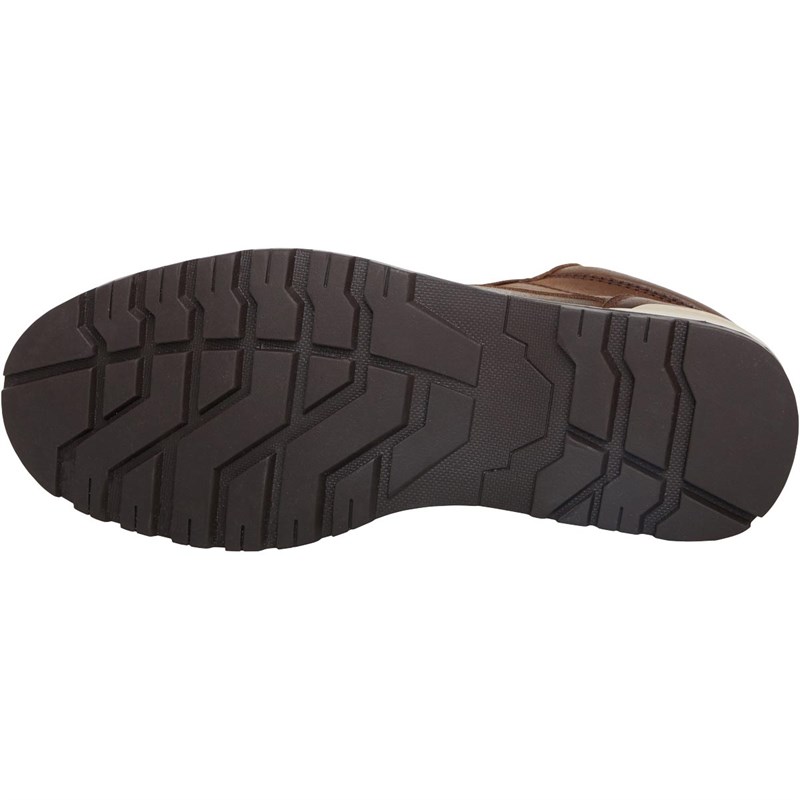 Hush Puppies Mens Denton Toe Cap Boots Brown