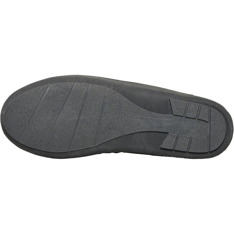 Hush Puppies Mens Ashton Suede Slippers Grey