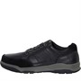 Hush Puppies Herren Finley Freizeit Schuhe Schwarz