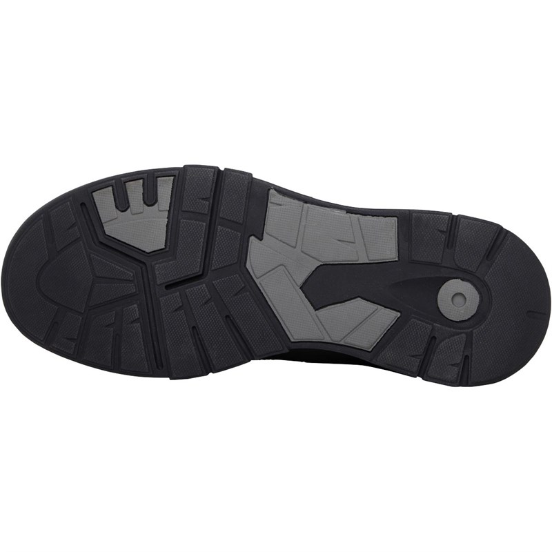 Hush Puppies Herren Finley Freizeit Schuhe Schwarz