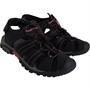 Hush Puppies Womens Corfu Sandals Black/Pink