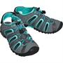 Hush Puppies Womens Corfu Sandals Light Grey/Mint
